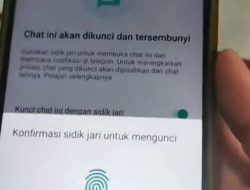 Cara Kunci Chat Lock Whatsap, Fitur baru yang baru di rilis