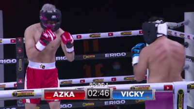 Hasil Tinju Vicky Prasetyo Vs Azka, Vicky Jungkir Balik