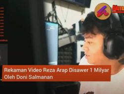 Video Reza Arap Disawer Doni Salmanan, Kini Diperiksa Bareskrim