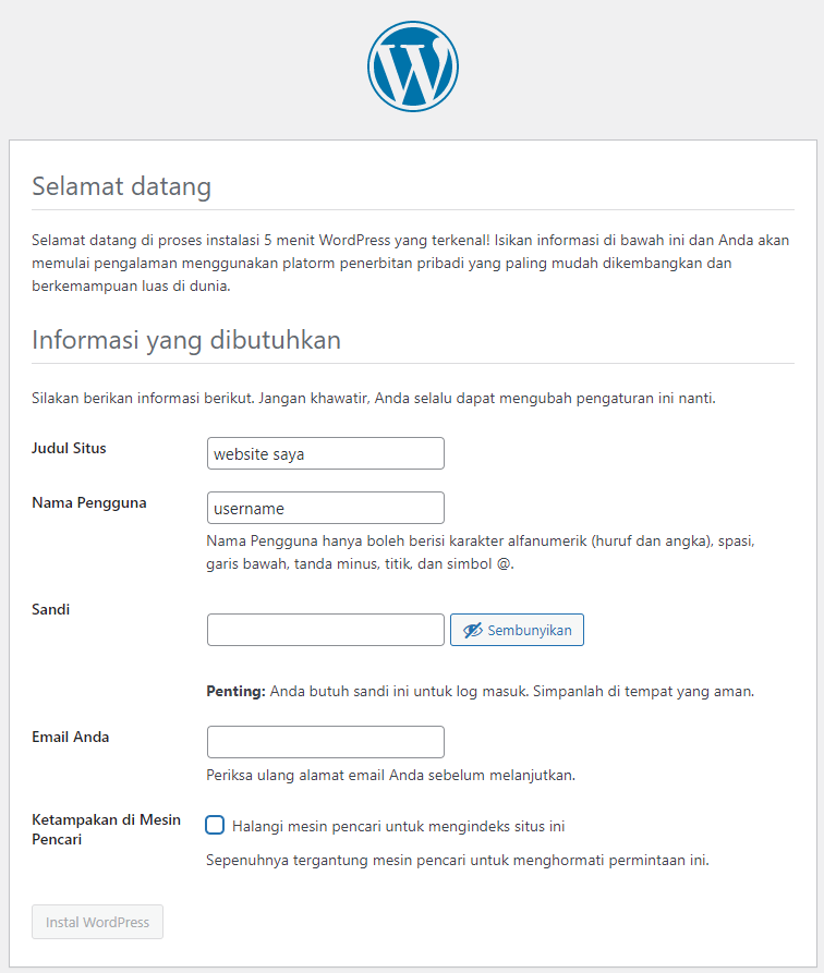 Cara Install WordPress di Cpanel Online Mudah dan Cepat

